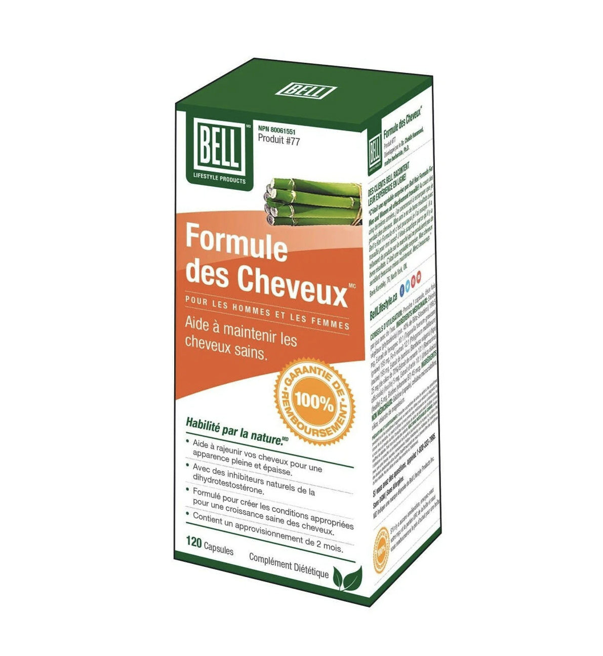 Formule Cheveux - Bell #77 - 120 capsules